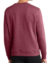 Everyday Fleece Crewneck (Heathered Cardinal)