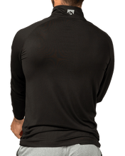 Men's Lightweight Quarter Zip Pullover (Black)