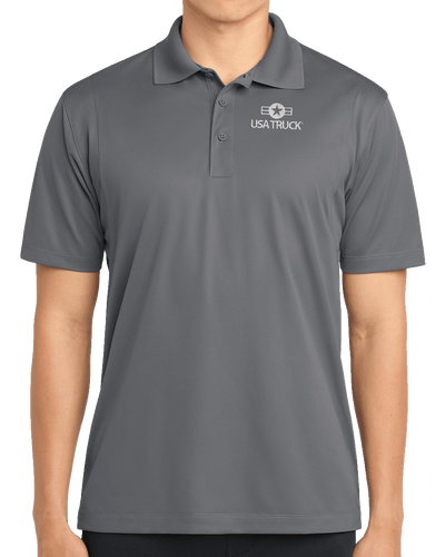 Micropique Sport-Wick Polo (Grey Concrete)