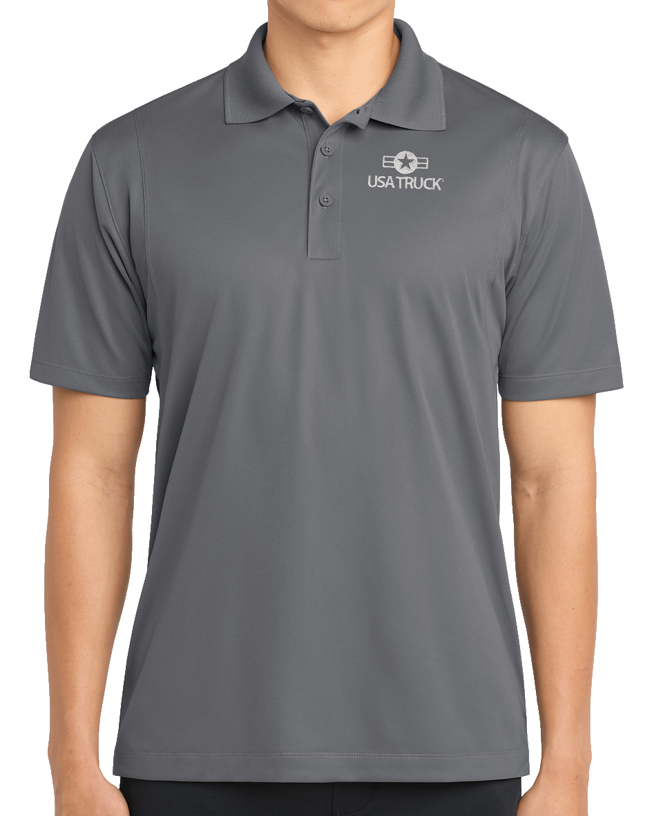 Micropique Sport-Wick Polo (Grey Concrete)