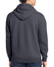 Fleece Pullover Hooded Sweatshirt (Heather Navy)