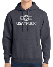Fleece Pullover Hooded Sweatshirt (Heather Navy)