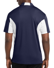 Micropique Sport-Wick Polo with Side Panels (True Navy/White)